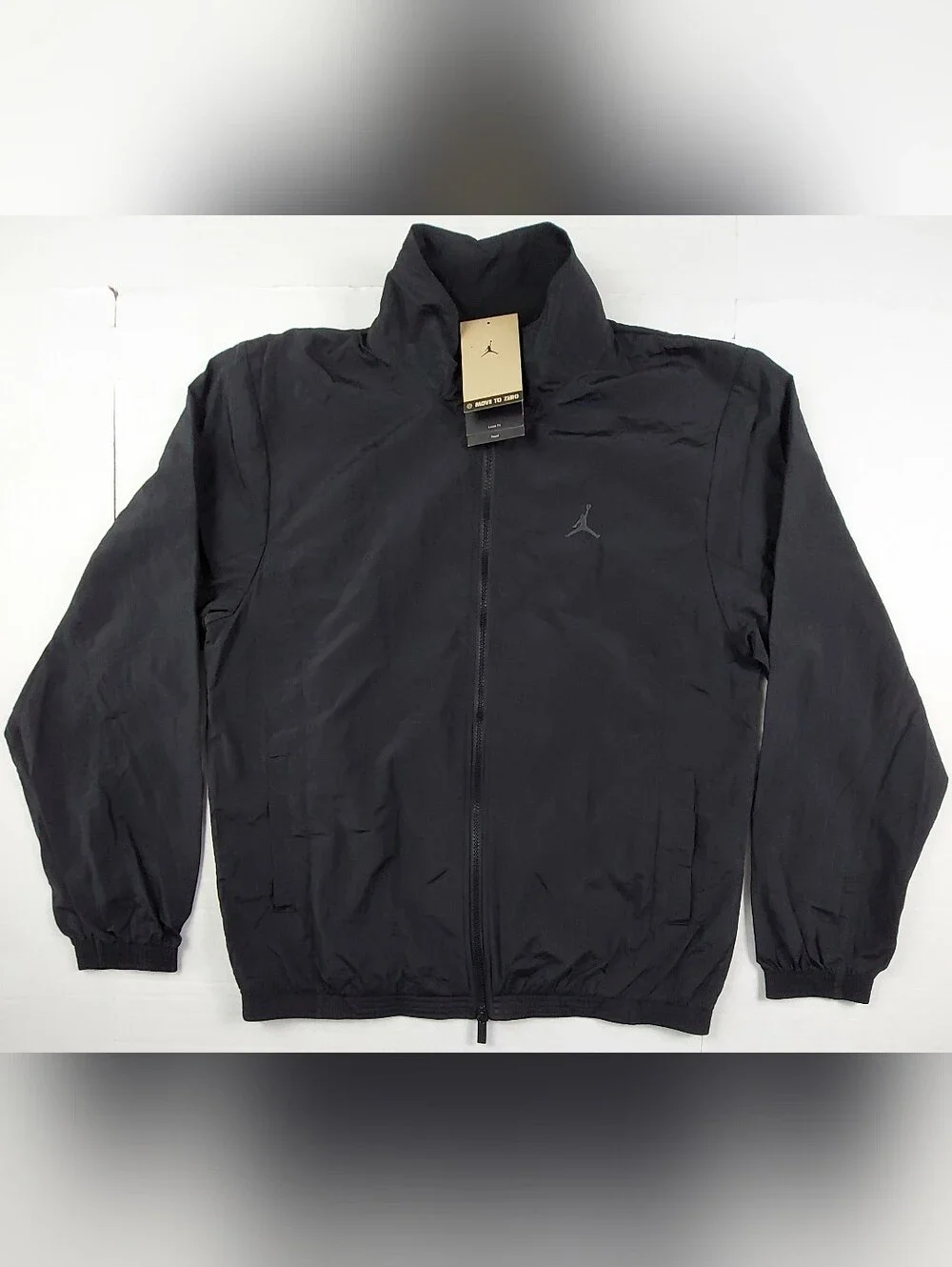 Jordan Essentials Jumpman Jacket Mens Small Black Loose Fit FV7299-010 NWT $100